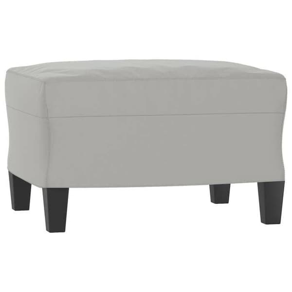 Maison Exclusive - Sæt af 3 sofaer med lysegrå puder i mikrofiberstof