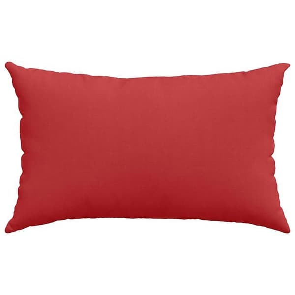 Soffkuddar - EXKLUSIVT HEM - Paket 2 - Röd - 50 x 30 cm rektangulär - Dragkedja, polyesterfyllning Röd