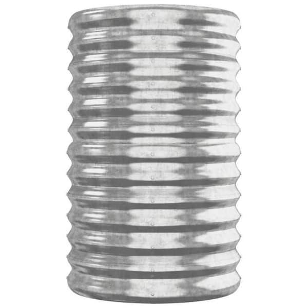Höjd planteringslåda - Exklusivt hem - Galvaniserat stål - 260 x 40 x 68 cm - Termolackerad silverfärgad Silver