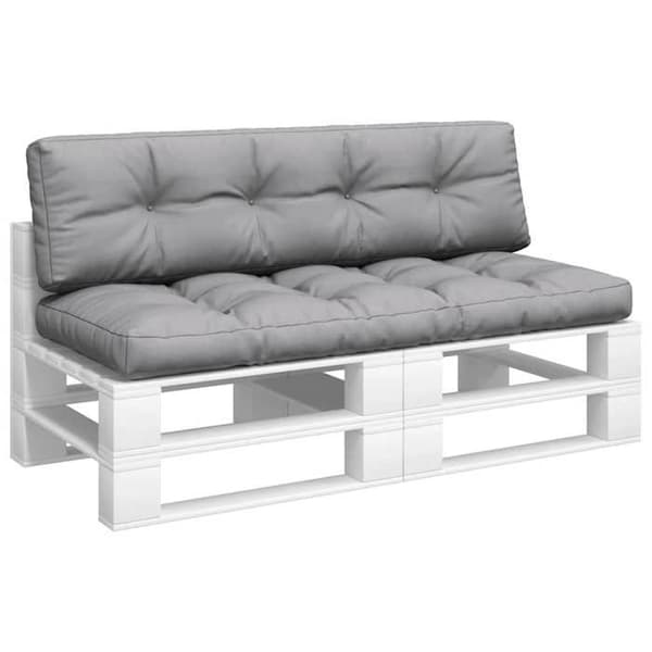 Maison Exclusive - Pallet puder sæt af 2 grå stof