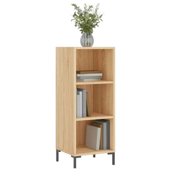 Maison Exclusive - Buffé ek sonoma 34,5x32,5x90 cm ingenjörsträ