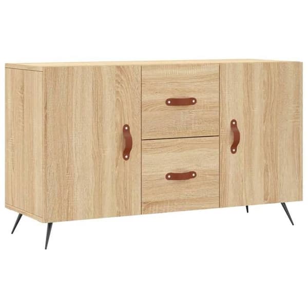 Maison Exclusive - Buffé ek sonoma 100x36x60 cm ingenjörsträ