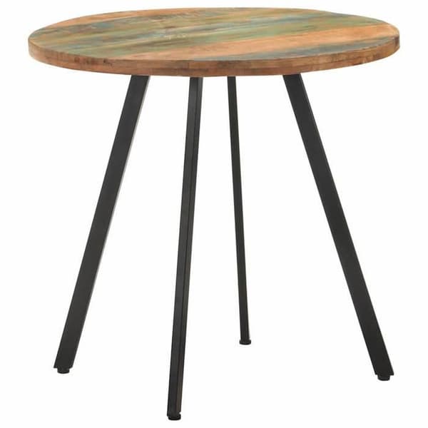 Maison Exclusive - Matbord 80 cm Massivt återvunnet trä