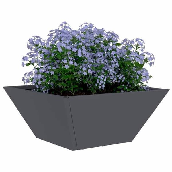 Maison Exclusive - Trädgårdskrukor Anthracite 35 x 35 x 15 cm