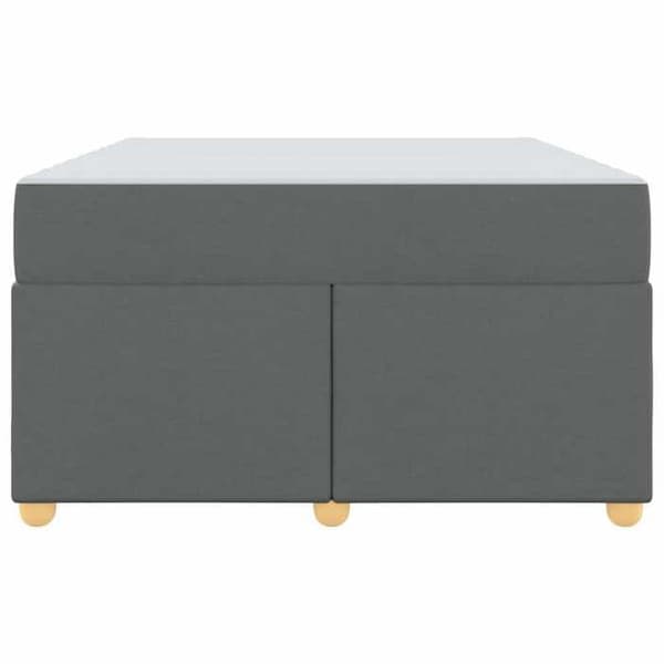 Sängram med madrass - MAISON EXCLUSIVE - Maison Exclusive - Mörkgrå - 120 x 190 cm - Medium-fast madrass Mörkgrå