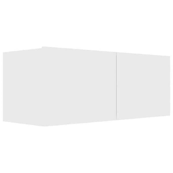 Maison Exclusive - TV-möbel Vit 80x30x30 cm Ingenjörsträ