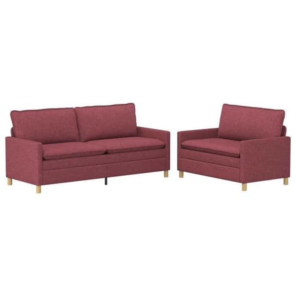 Maison Exclusive - 2 kpl sohvasetti Bordeaux-kangasta Bordeaux