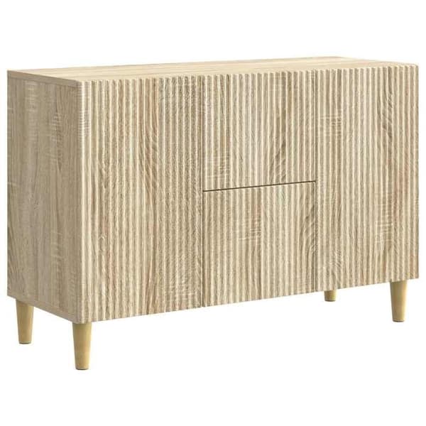 Maison Exclusive - Buffé Ek Sonoma 89 x 34,5 x 60 cm Ingenjörsträ