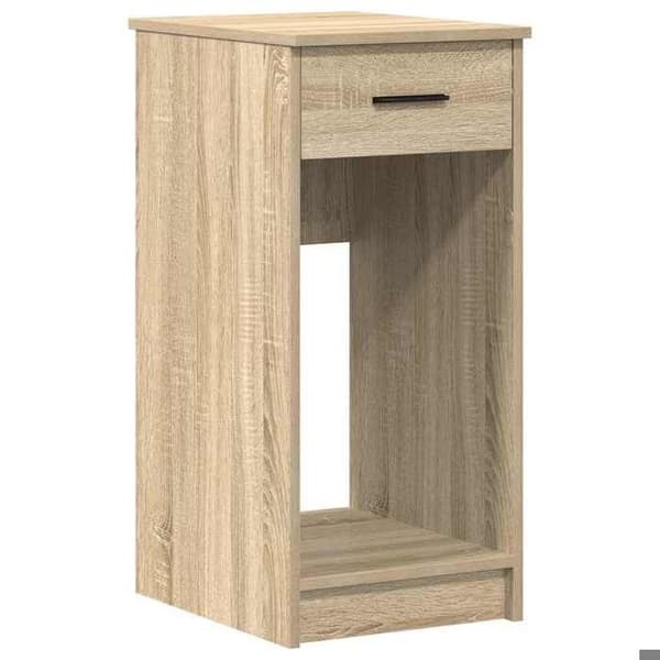 Maison Exclusive - Datorställ med låda ek sonoma 35x45x77 cm