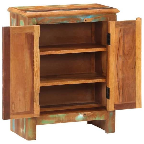 Buffet - EKSKLUSIVT HUS - 55 x 30 x 70 cm - Massivt genbrugstræ - 2 døre - 3 rum