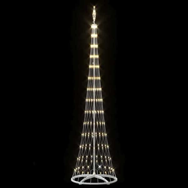 LED-julgran - EXKLUSIV HEM - 250 cm - Varm vit - Metall - 8 lägen Vit varm