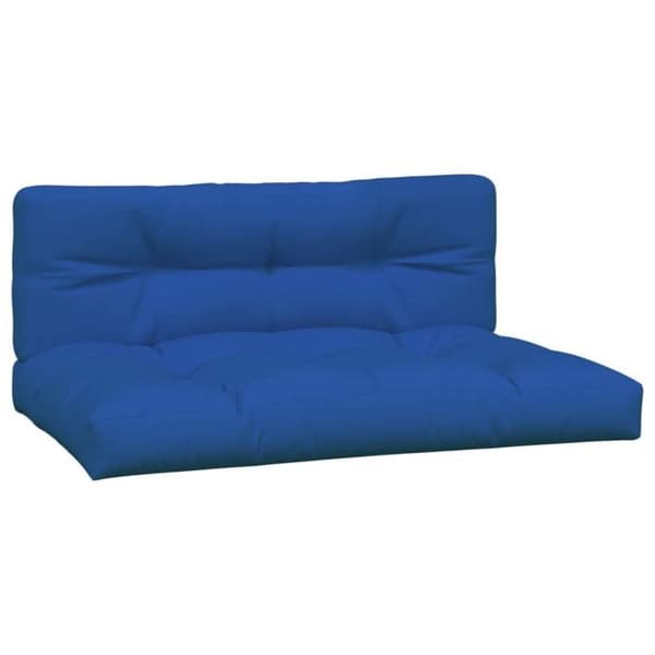 Maison Exclusive - Pallet puder sæt af 2 kongeblå stof
