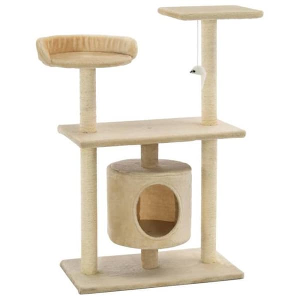 Maison Exclusive - Kattekradsetræ med sisal kløer 95 cm Beige beige