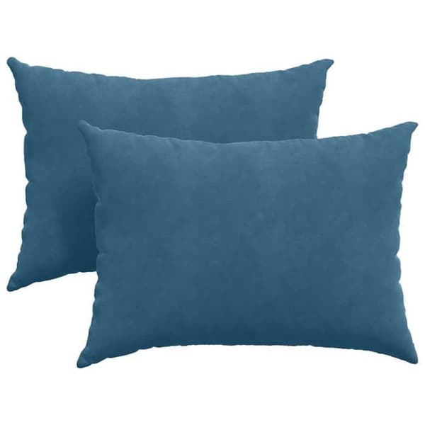Soffkuddar - EXKLUSIVT HEM - Modern - Kordfluwel - 70 x 50 cm - Set om 2 Blå