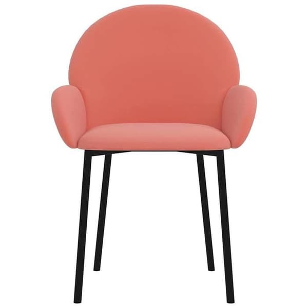 Maison Exclusive - Matstolar set om 2 Rosa Sammet