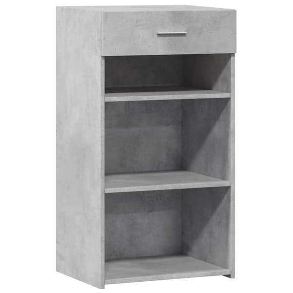 Maison Exclusive - Buffé grå betong 50x42,5x93 cm ingenjörsträ