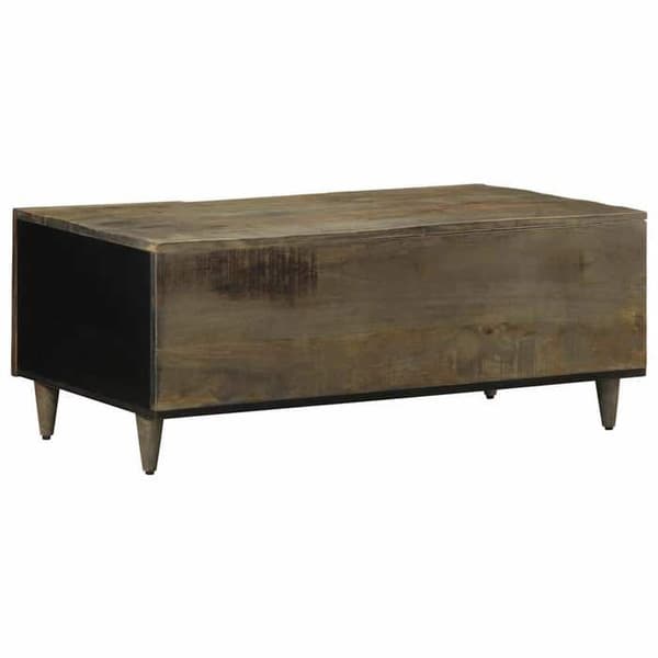 Maison Exclusive - Vaalea harmaa sohvapöytä 100x54x40 cm mangopuusta