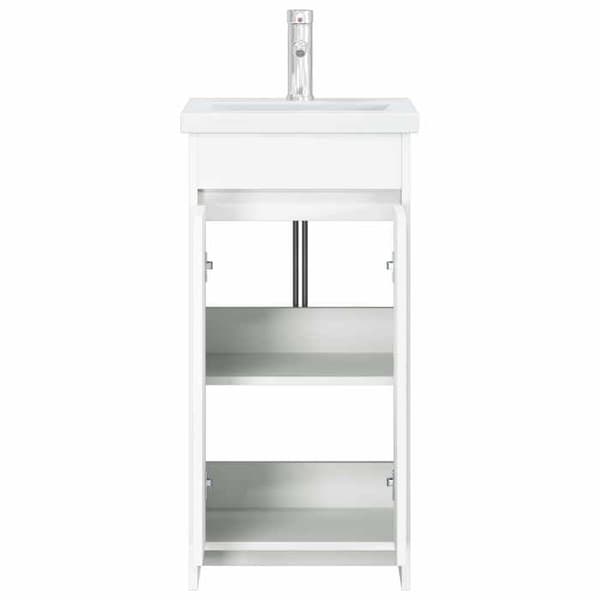Maison Exclusive - Badrumsmöbel med vit handfat 42 x 40 x 84,5 cm Vit