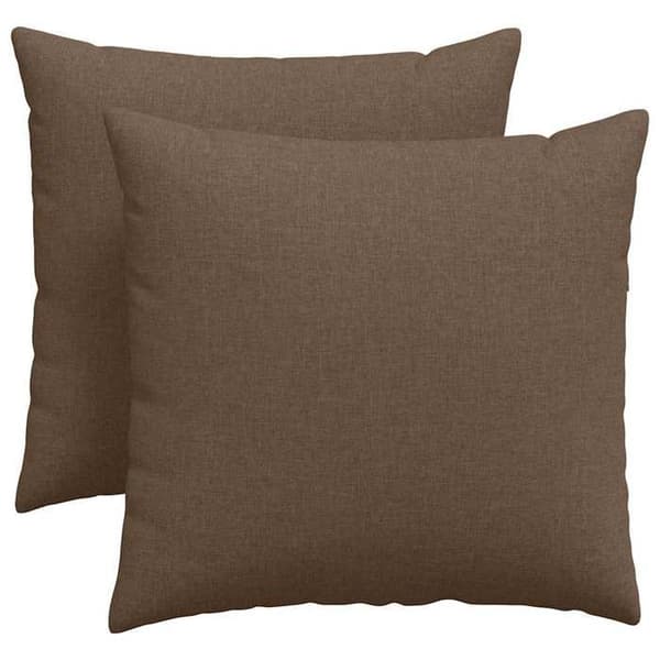 Maison Exclusive - Soffkuddar 2 st tyg Brun 45 x 45 cm brun