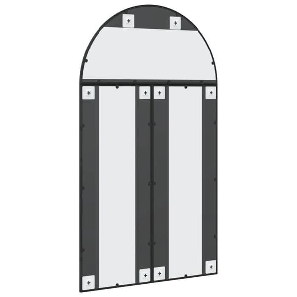 Maison Exclusive - Svart väggspegel 80x140 cm järnbåge Svart