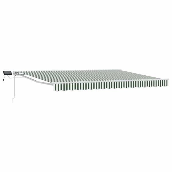Maison Exclusive - Manuell rullgardinsram med LED-lampor