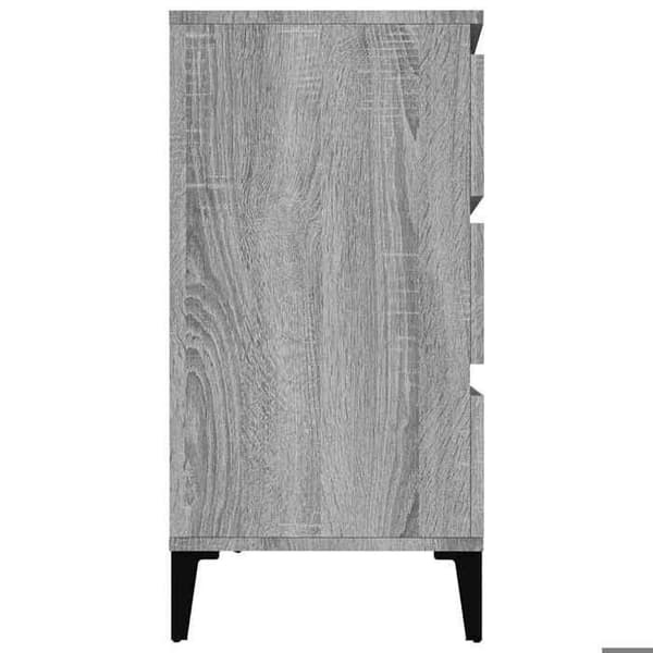 Buffé bas - EXKLUSIVT HUS - Sonoma - Sonoma grå - 60x35x70 cm - Ingenjörsträ Sonoma grå