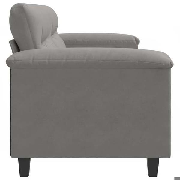 Maison Exclusive - 2-personers sofa i mørkegrå 140 cm mikrofiberstof