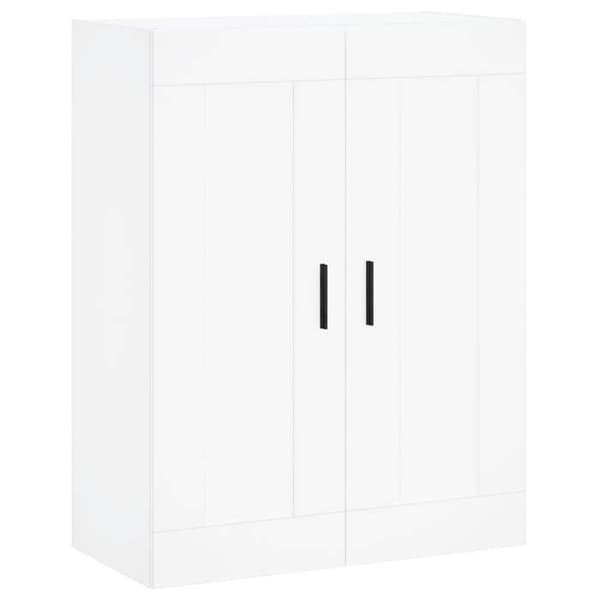 Maison Exclusive - Buffé hög Vit 69,5x34x180 cm Ingenjörsträ Vit