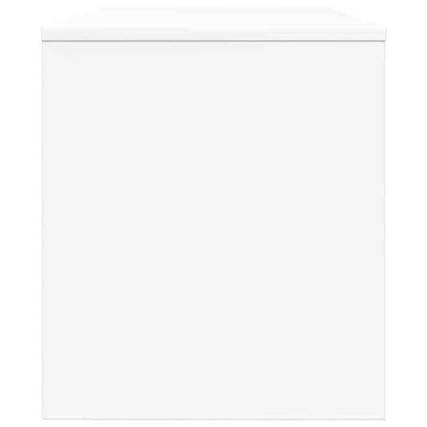 Maison Exclusive - TV-möbel 80 x 35 x 40 cm Vit Ingenjörsträ