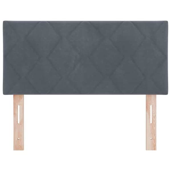 Maison Exclusive - Hovedgærde Mørkegrå 90 cm Velour