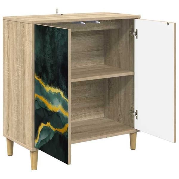 Maison Exclusive - Buffé WIJHE Sonoma 69 x 33 x 75 cm Ingenjörsträ