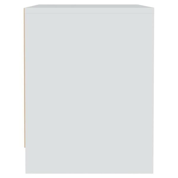 Maison Exclusive - Sängbord vit 45x34x44,5 cm ingenjörsträ Vit