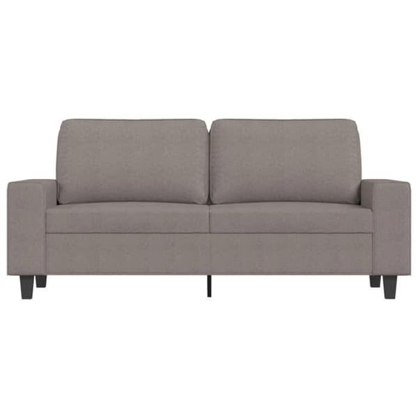 Maison Exclusive - Soffa 2-sits Taupe 140 cm Tyg