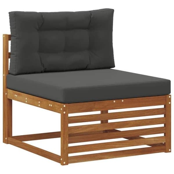 Maison Exclusive - 7 stk. Udendørs Sofa Sæt i Naturlig og Antracit