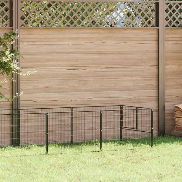 Chenil - Eksklusiv Hus - Sort - Stål - 700 x 100 x 70 cm (7 m²) svart