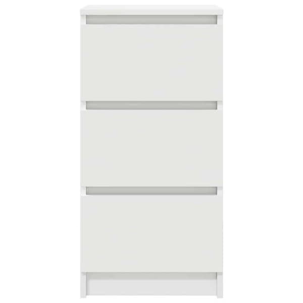 Maison Exclusive - Vit buffé 37,5x35x76 cm ingenjörsträ Vit