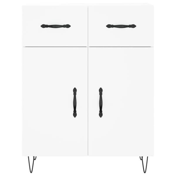 Maison Exclusive - Vit buffé 69,5x34x90 cm ingenjörsträ