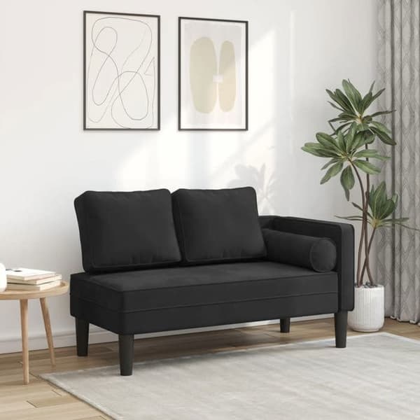Maison Exclusive - Sengekøje med sorte velourpuder
