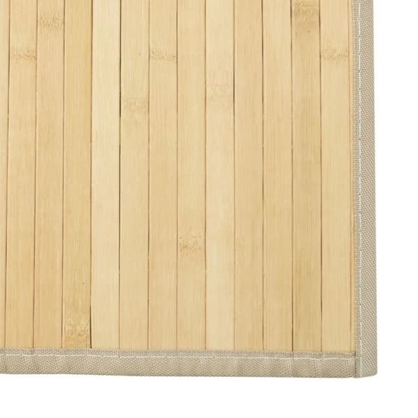 Maison Exclusive - Rektangulär matta i ljus naturlig färg 100x200 cm bambu