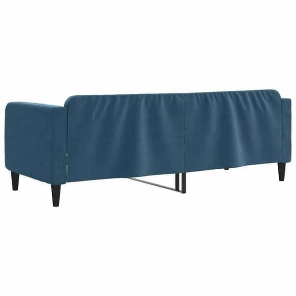 Maison Exclusive - Sängsoffa utan madrass blå 80x200 cm sammet Blå