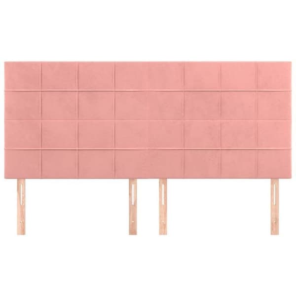 Maison Exclusive - Ruusupääty 180x5x118/128 cm Sametti Ros