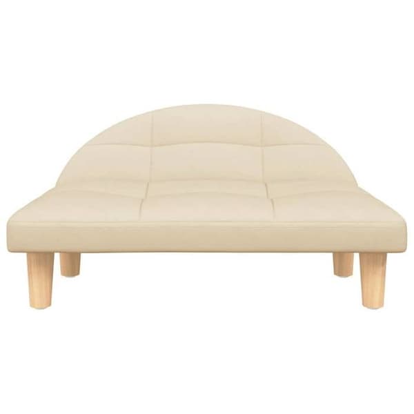 Maison Exclusive - Hundsäng crème 70x52x30 cm tyg Grädde