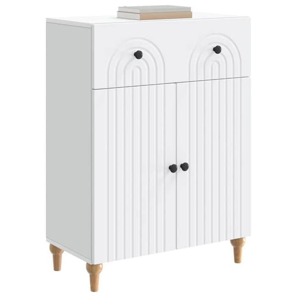 Maison Exclusive - Buffé Vit 66 x 34,5 x 90 cm Ingenjörsträ Vit