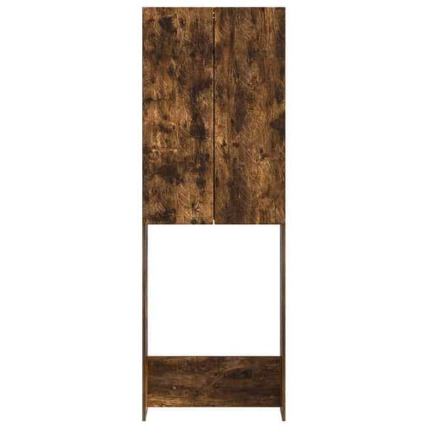 Maison Exclusive - Toilettskabe DELFT Røget eg 66 x 25,5 x 190 cm