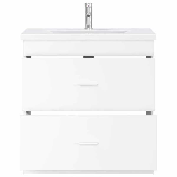 Maison Exclusive - Badmöbelset Vitt 81 x 40 x 84,5 cm Vit