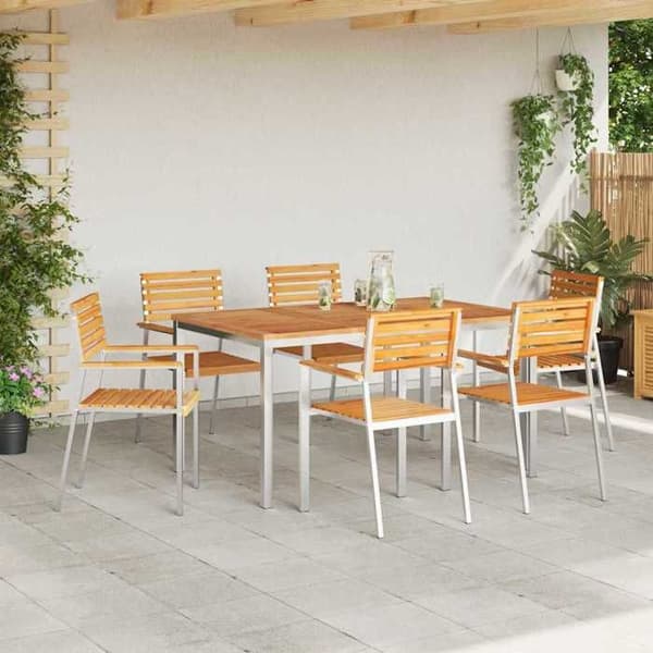 Maison Exclusive - 7 osan puutarhaterassipöytäryhmä