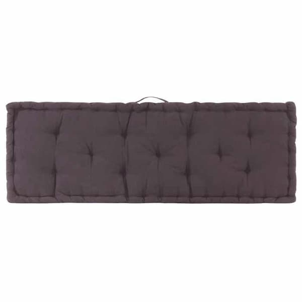 Maison Exclusive - Palettgolvkuddar set om 2 i bomull antracit antracit