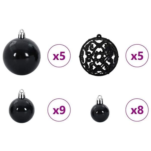 Ljusdekoration - EXKLUSIV HEM - LED USB-set - Julkulor - Varm vit - Inomhus Vit varm