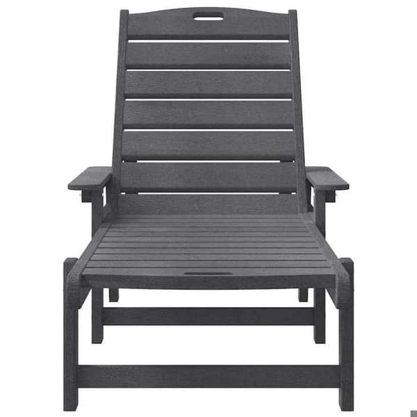 Maison Exclusive - Vaaleanharmaa HDPE -aurinkotuoli