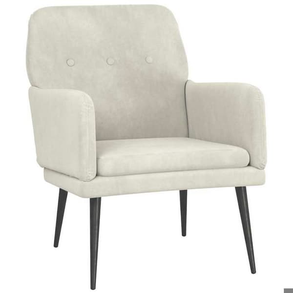 Maison Exclusive - Creme Stol 62x79x79 cm Velour